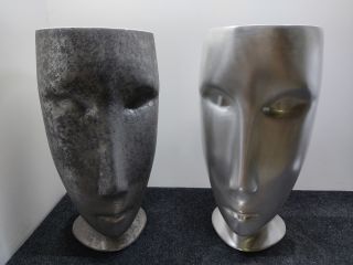 Раковина напольная Kerasan Artwork Moloco 474086 45см серебро